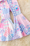 Girls western patchy set. OFG50608 JEAN