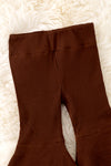 Girls ribbed bell bottoms! (AVAILABLE IN 3 COLORS)