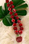 NCC-2 Back to school bubble necklace with pendant.