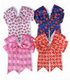 6.25" X 7.5" Back to school hair bows. 5PCS/$10.00