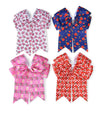 6.25" X 7.5" Back to school hair bows. 5PCS/$10.00