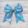 Sequins cheer hair bows w/alligator clip. (6pcs/$10.50) CHEERBOW-2023-BB