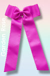 Medium scalloped hair bow (5" X 8" (1.5" Ribbon) 6pcs/$8.00