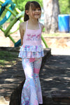 Girls western patchy set. OFG50608 JEAN