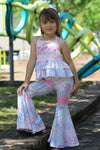 Girls western patchy set. OFG50608 JEAN