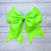 Sequins cheer hair bows w/alligator clip. (6pcs/$10.50) CHEERBOW-2023-BB