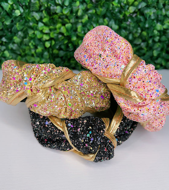 Girls Shimmery headbands available in 3 colors. 2pcs/$8.00