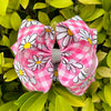 Daisy, gingham printed double layer hair bows. 4PCS/$10.00 BW-DSG-1032