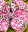 Daisy, gingham printed double layer hair bows. 4PCS/$10.00 BW-DSG-1032
