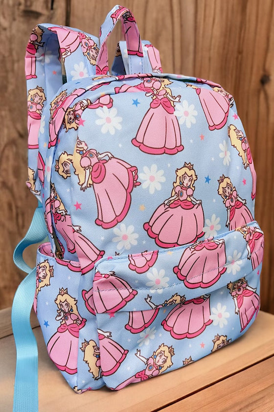 Peaches printed Medium size backpack. BP-202323-31