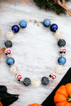 Navy blue Character printed bubble necklace. 3PCS/$12.00 ACG40153041