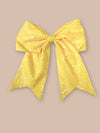 Sequins cheer hair bows w/alligator clip. (6pcs/$10.50) CHEERBOW-2023-BB