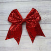 Sequins cheer hair bows w/alligator clip. (6pcs/$10.50) CHEERBOW-2023-BB