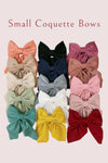🎀(SMALL) 4.5" X 5.5" Coquette bows available in 15 colors. 6pcs/$9.00 BW-CQ-2024