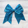 Sequins cheer hair bows w/alligator clip. (6pcs/$10.50) CHEERBOW-2023-BB
