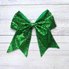 Sequins cheer hair bows w/alligator clip. (6pcs/$10.50) CHEERBOW-2023-BB
