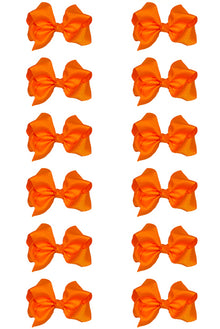  TANGERINE BOWS 5.5IN WIDE 12PCS/$6.50 BW-668-5