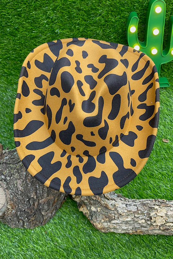 MOMMY & ME ANIMAL PRINT RESHAPABLE HATS FROM CURVY TO FLAT. HAT-2022-C