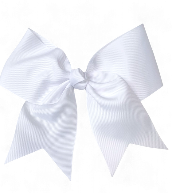 8" X 8" Cheer leader hair bows with alligator clip. 6pcs/$10.50