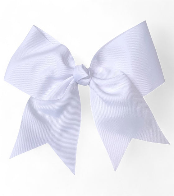8" X 8" Cheer leader hair bows with alligator clip. 6pcs/$10.50