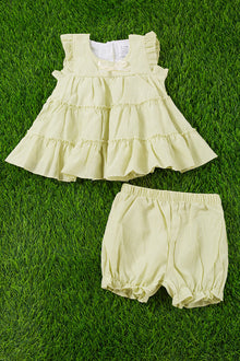  Super soft baby tunic with bubble bloomers. RPG251323040-JEANN