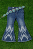 AZTEC PRINTED BOOTCUT DENIM JEANS. PNG15153003-AMY