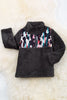(kids)Charcoal Multi- printed sherpa pullover. TPG60153029-sol