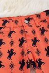 Horse rider & Aztec printed bootcut pants. PNG60153007-jeann