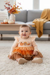Thanksgiving 4 layer tulle baby bodysuit. RPG63139 MON