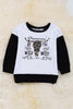 Dreamin' of the Wild west" white & black sweatshirt. TPB65153067 LOI