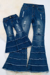 Women Bootcut denim jeans. PNW65153007 SOL