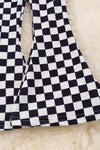 Fancy Like the Race Track on a date night" checker printed 2 piece set.OFG65153094 AMY