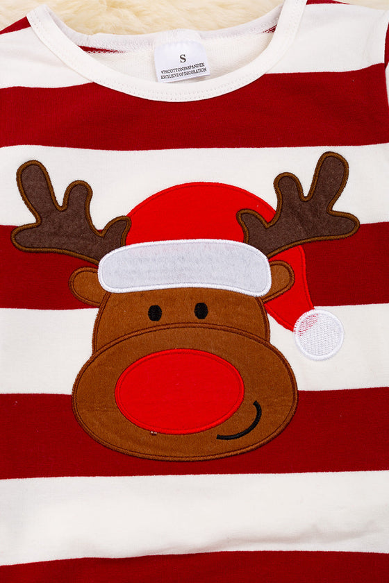 Red nose reindeer application shirt. TPB50213001-LOI