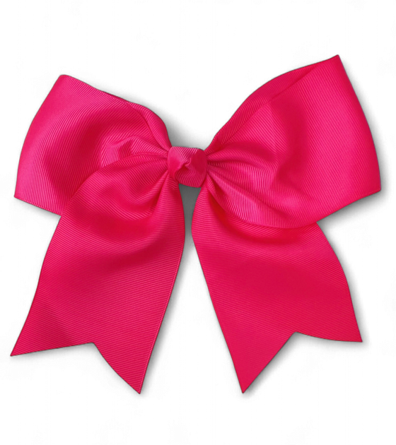 8" X 8" Cheer leader hair bows with alligator clip. 6pcs/$10.50