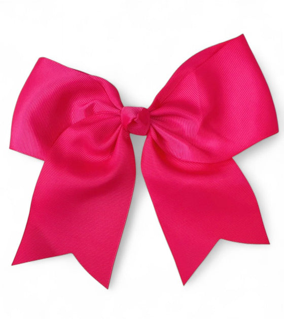 8" X 8" Cheer leader hair bows with alligator clip. 6pcs/$10.50