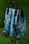 Cowboy killer, bull skull printed diaper bag. BBG25153020