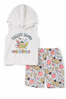  Trust your creativity" boys back to school set. OFB35153001 AMY