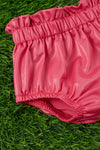 Fuchsia ruffle hem baby bloomers. PNG25153119 AMY