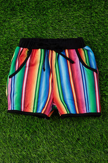 Serape printed shorts with pockets. PNG25153131 JEA