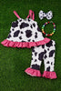 Cow printed tunic & cow bottoms. OFG25153099 LOI