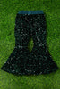 💎Girls forest green sequins bell bottoms.PNG50113010 -AMY