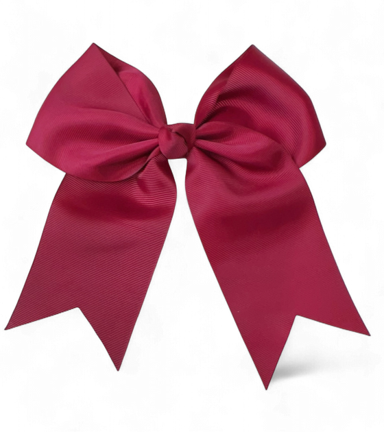 8" X 8" Cheer leader hair bows with alligator clip. 6pcs/$10.50
