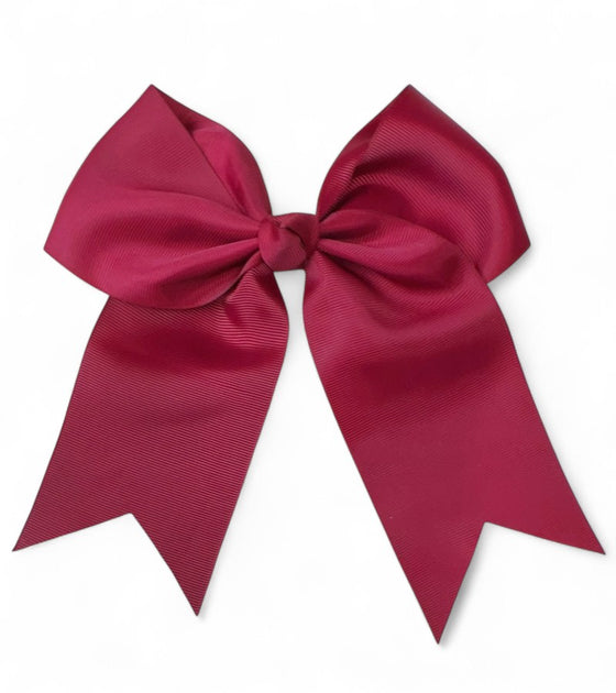 8" X 8" Cheer leader hair bows with alligator clip. 6pcs/$10.50