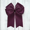 (Cheerleader) Cute tale bows available in 11 colors! 6"WIDE X 7.5"HEIGHT- 6PCS/$10.50 #AAA New Colors added!