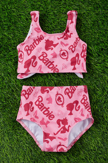  The pink fancy swimsuit. Girls 2 piece set swimwear. SWG25153021 LOI