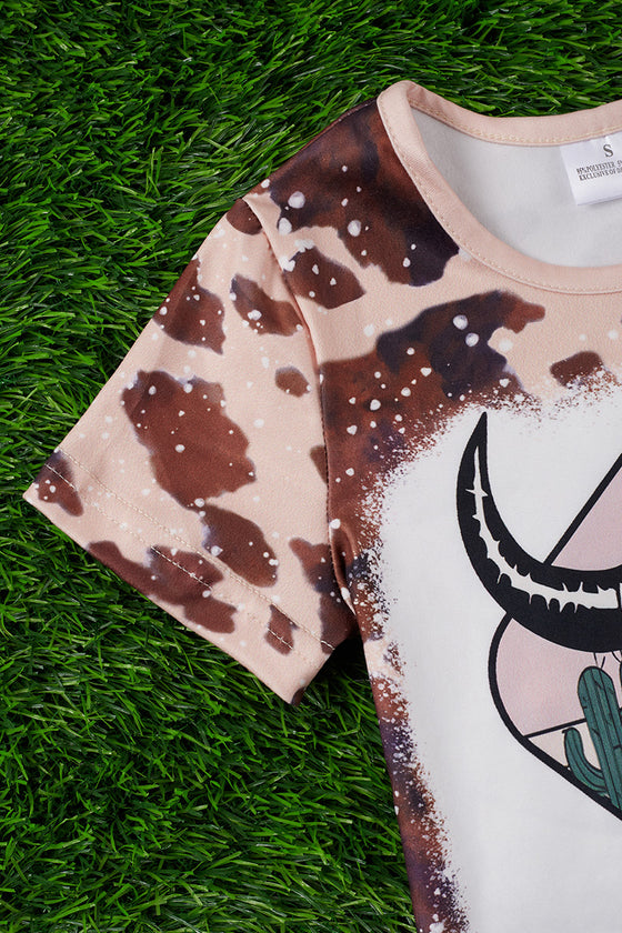 BULLHEAD SKULL"PRINTED TEE-SHIRT. TPG25113006 AMY