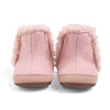 Brown faux fur baby boots. CG5402