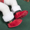 FAUX SUEDE SANTA BABY BOOTS. CG5423