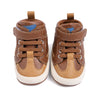 3 Tone apricot pleather baby shoes. CG5172