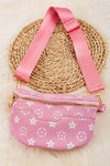 Star pattern printed bag/can be use as a belt bag or crossbody. BBG65153013